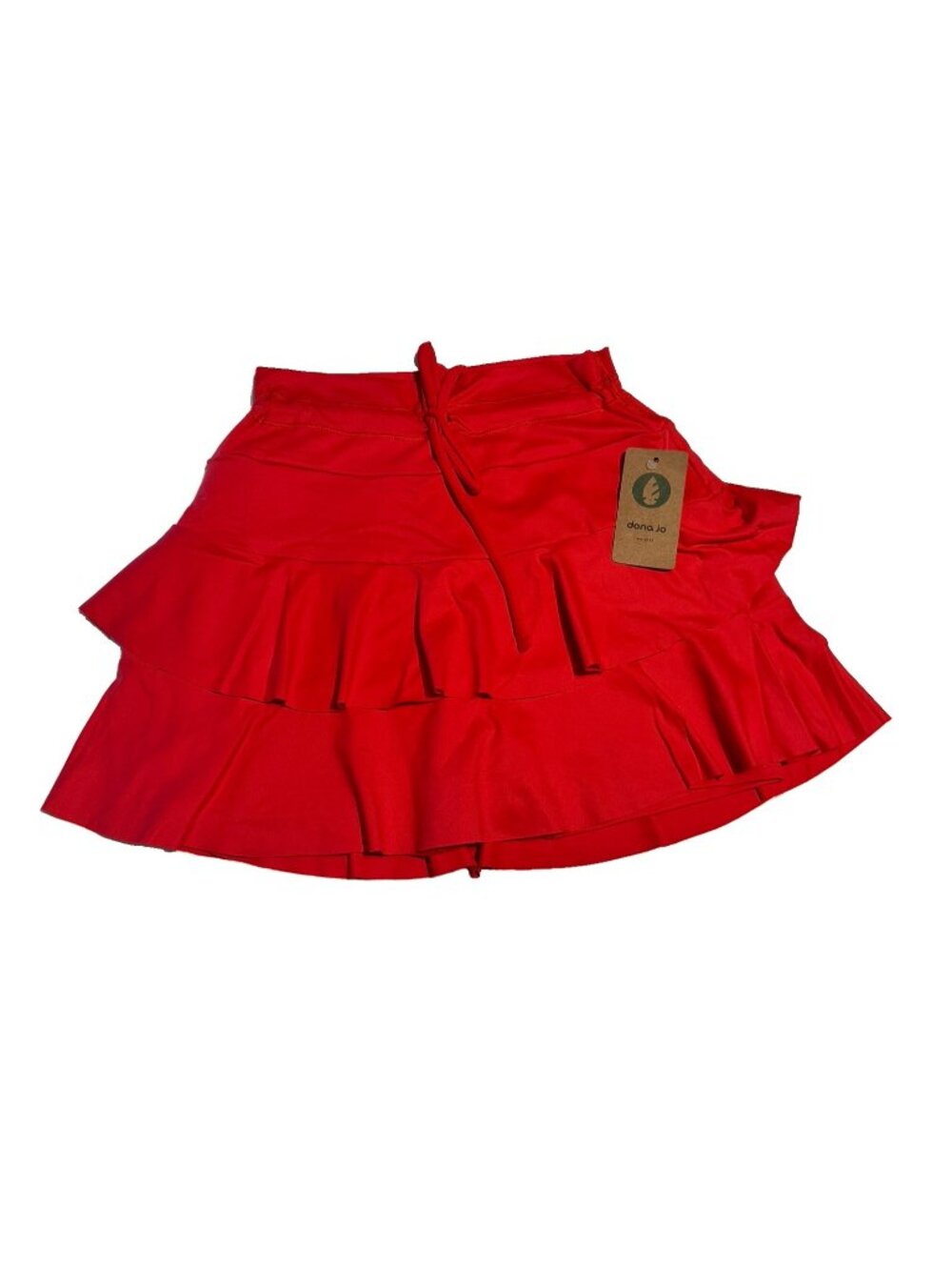NWT dona jo woman Sm Tennis Golf Pickleball ruffle skort stretch pull on